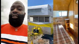 Rick Ross Buys A Old School Trailer To Smash Cougars And Eat Wing Stop In