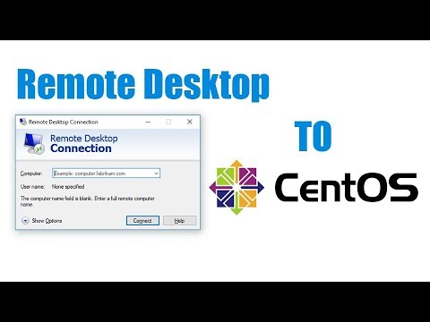 How to Remote Desktop from windows to Centos server