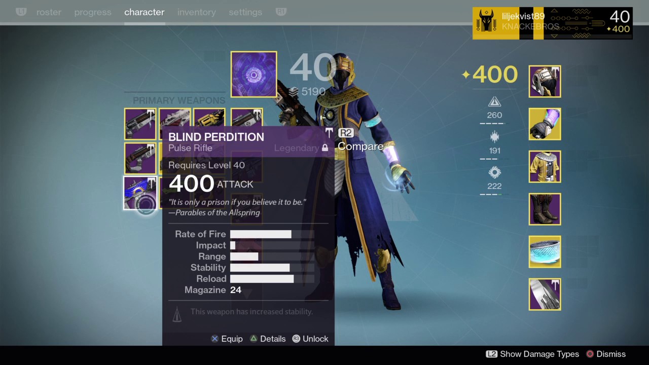 I got Blind Perdition!!!!!