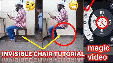 HOW TO CREATE INVISIBLE CHAIRE MAGIC EFFECT VFX Tutorial In Kinmaster #akbartechvlog
