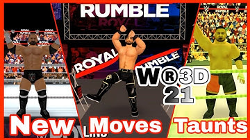 WR3D New Moves & Taunts! Muscle Buster |Burning Hammer and More- WR3D mod link 2K20 by HHH-