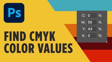 How To Find CMYK Color Code Values in Photoshop
