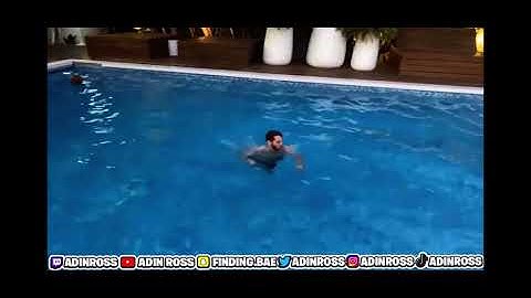 izi prime karate kicks bodyguard in the pool