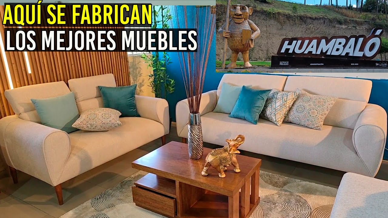 AQUÍ se Fabrican los  MEJORES MUEBLES de Tungurahua y Ecuador/Huambaló.