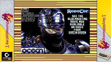 Robocop (1989) C64 Loader And Gameplay