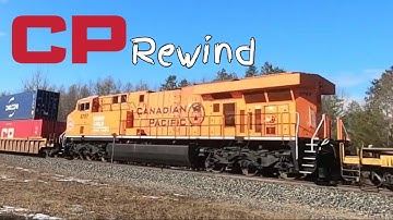 REWIND DOUBLE HEADER - CP Rail on the MacTier Subdivision March 2022