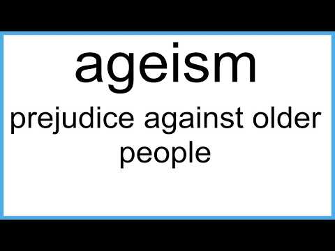 ageism meaning |