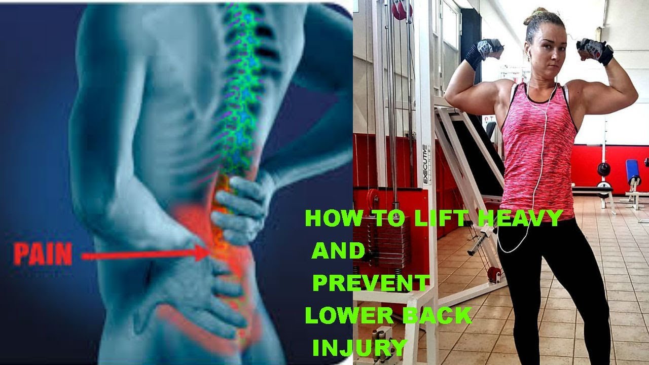 How To Prevent A Lower Back Injury When Heavy Lifting Youtube