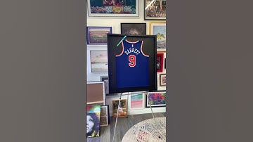 Custom jersey framing by new jersey frame shop www.ModernMemoryDesign.com • • • • •