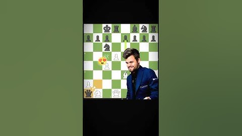 MAGNUS CARLSEN BRILLIANCY (17)✨🤫 || #shorts #short #chess
