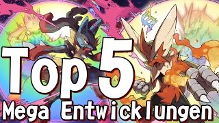 Top 5 Die Beste Mega Entwicklung Pokemon Youtube