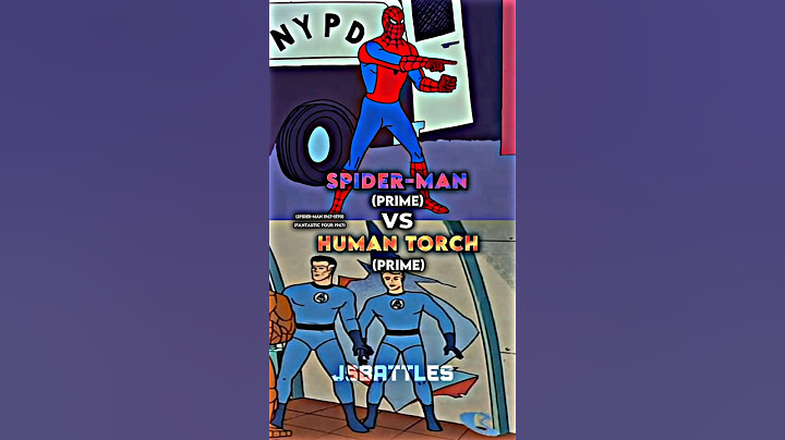 Spider-Man vs Human Torch