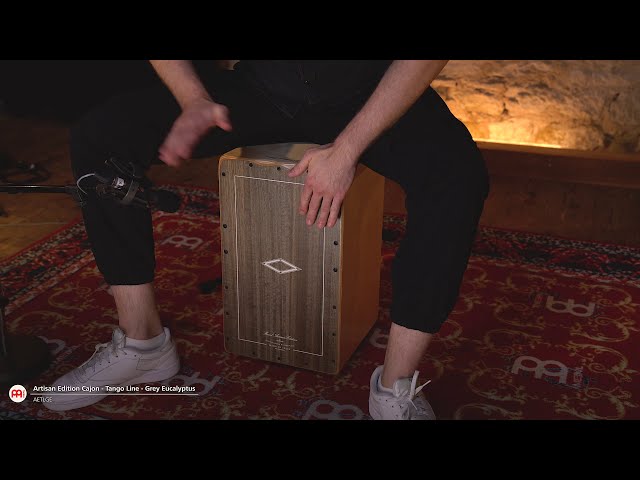 MEINL Percussion - Artisan Edition Cajon, Tango Line, Grey