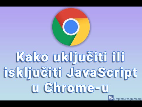 Kako uključiti ili isključiti JavaScript u Chrome-u