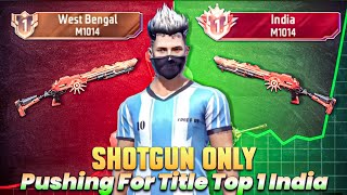 Pushing Top 1 in Shotgun M1014 | Free Fire Solo Rank Pushing with Tips and Tricks | Ep-7