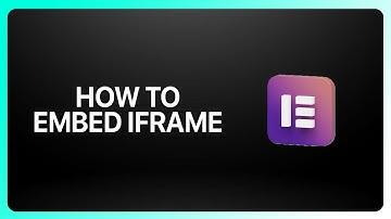 How To Embed Iframe In Elementor Website Builder 2025! Tutorial