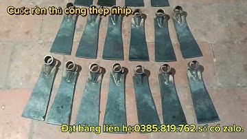 Cuốc lưỡi gà rèn thủ công thép nhíp 100% dùng cuốc đất đồi núi đất cứng đất sỏi đá.