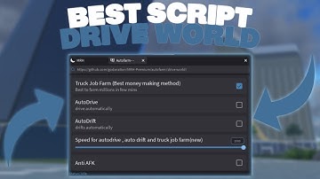 The *BEST* Roblox Drive World Autofarm! (10M AN HOUR!)