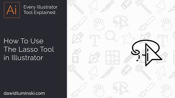 Illustrator Tutorial - How To Use The Lasso Tool