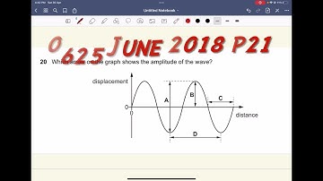 IGCSE Physics Paper 2 - June 2018 - 0625/21/M/J/18 Q20 SOLVED