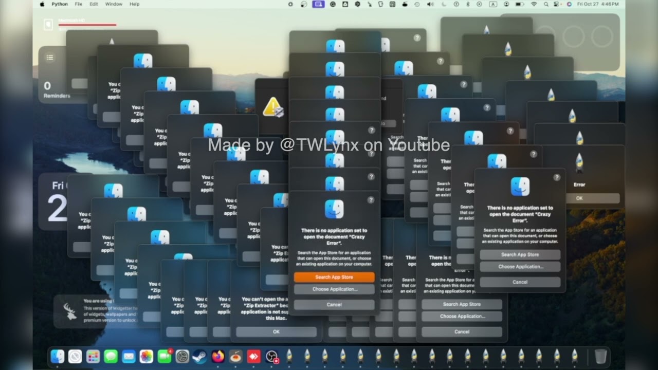 MacOS Sonoma Crazy Error (Screen Shot Method)