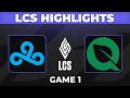 C9 vs FLY Game 1 Highlights | LCS 2026 Spring Playoffs | Cloud9 vs FlyQuest