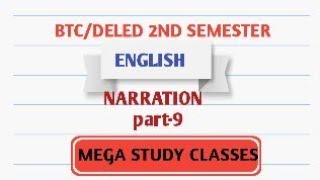BTC Second Semester English