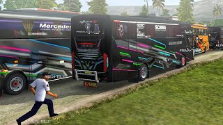 EDISI KALIMANTAN - NAN‼️ Mabar BUSSID Jalur Alternatif - Bus Simulator Indonesia