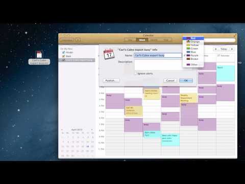 How to: Import an ICS Calendar File on the Mac