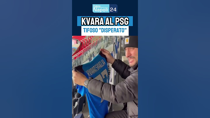 "DISPERATO" per KVARA, guardate cosa ha fatto un tifoso del Napoli a PARIGI! 😳
