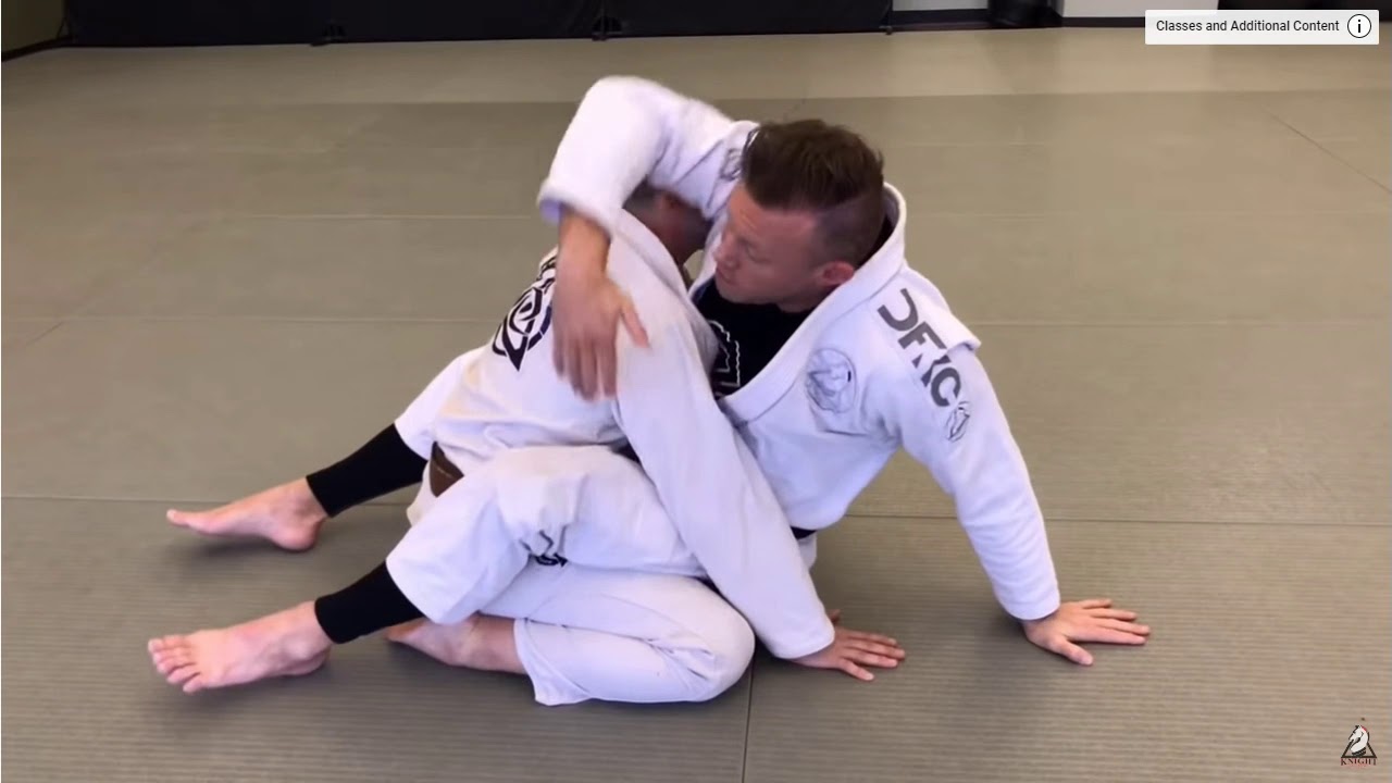 Hip Bump Sweep From Guard With Clear Step By Step Instructions - YouTube