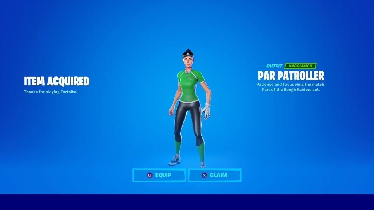 IS THIS SKIN THE NEXT SWEATY FORTNITE SKIN NEW PAR PATROLLER SKIN