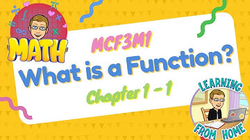 Grade 11 U/C Math 1.1 - What is a Function