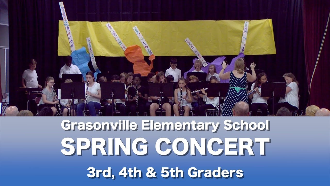 Grasonville Elementary School Spring Concert 2019 YouTube