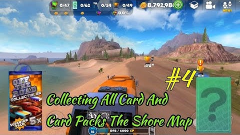Collecting All Card And Card Packs The Shore Map #4 - Off The Road- The Shore Open Driving Simulator