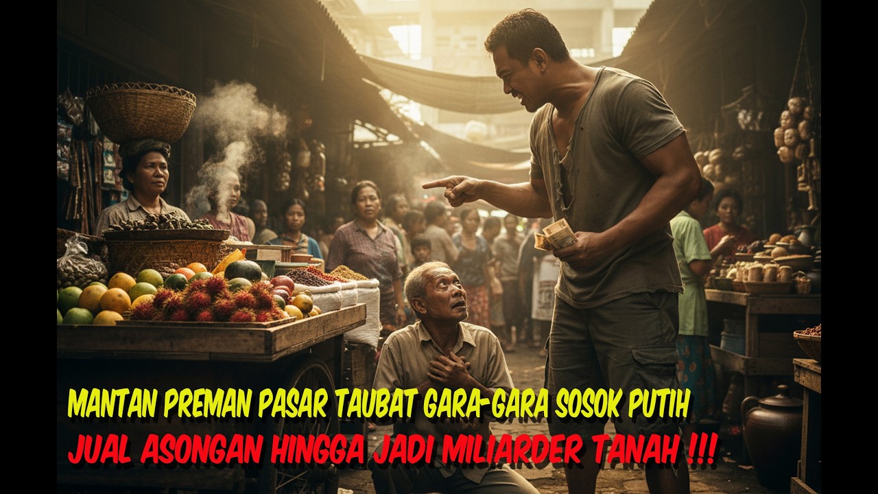 MANTAN PREMAN PASAR TAUBAT GARA-GARA SOSOK PUTIH JUAL ASONGAN HINGGA JADI MILIARDER TANAH !!!