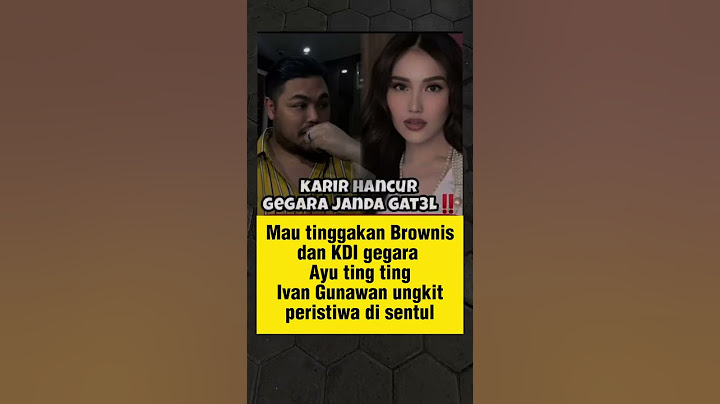 Ivan Gunawan mau tinggalkan brownis gegara ayu ting ting #ivangunawan #ayutingting #brownis