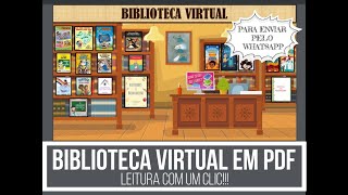 COMO FAZER UMA BIBLIOTECA VIRTUAL / INTERATIVA EM PDF - GOOGLE SLIDES - ON-LINE