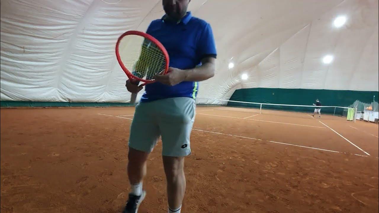 Tennis String Grapplesnake Alpha played on cross court backhands YouTube