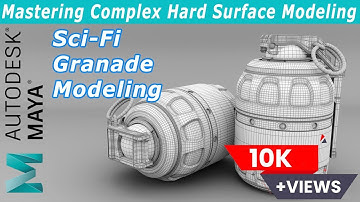 Mastering Complex Hard Surface Modeling in Autodesk Maya | Step-by-Step Tutorial 🔥#autodeskmaya