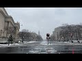 Live - Walking Washington DC During First Snowstorm of the Year (January 31, 2021)