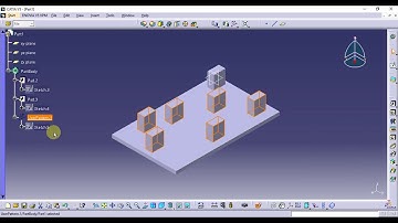 Catia Tutorial in Tamil 75 : User Pattern | Transformation Features | Part