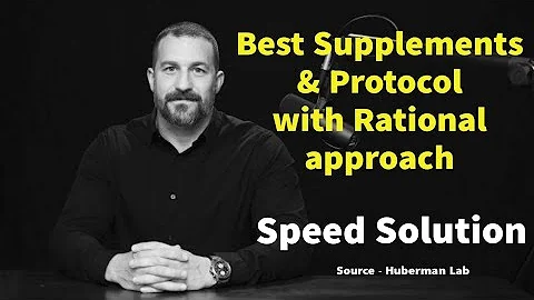 Neuroscientists: Rational approach supplements Health by Huberman #hubermanlab #speedsolution