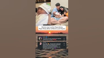Gemes nya Leshia Tivana Billar Digendong Papa Rizky Billar & Mama Lesti Kejora #billar #lestibillar