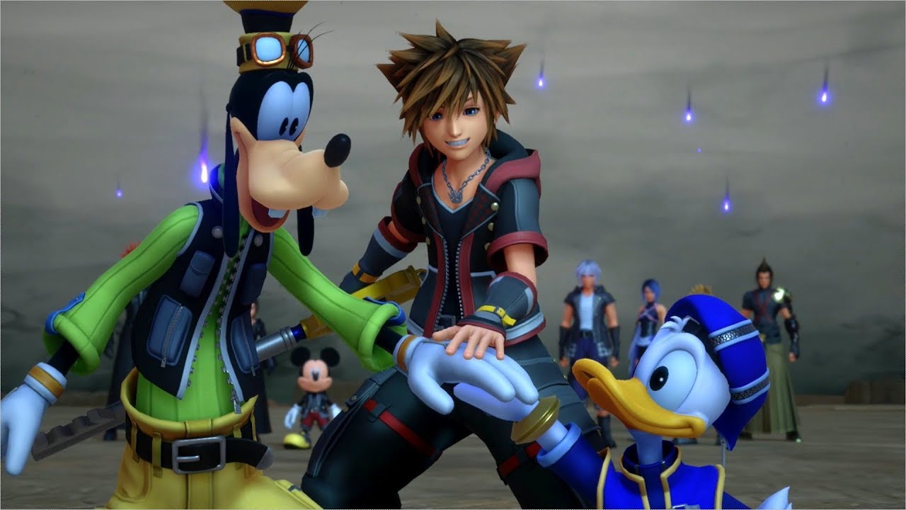 Kh3 キングダムハーツ3 ソラ ドナルド グーフィー 3人組の名シーンを抜粋 Kingdom Hearts Iii Sora Donald Goofy Youtube