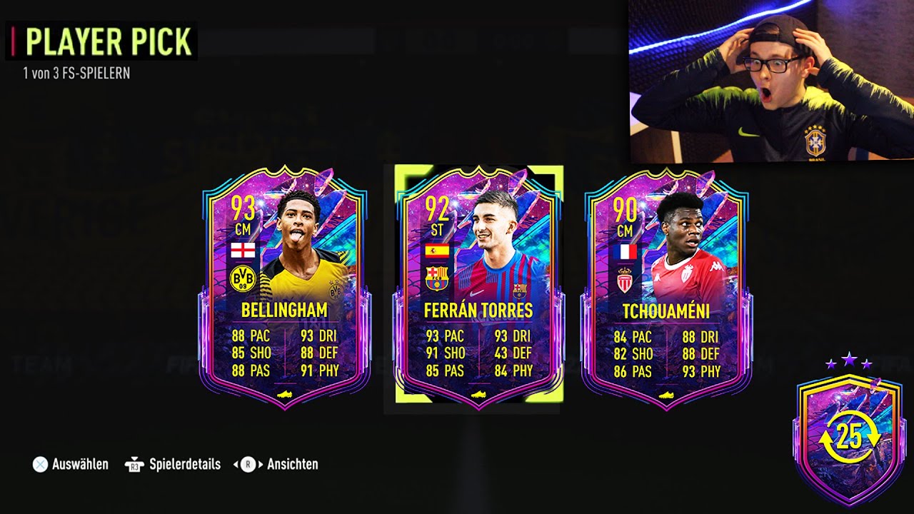 Omg Mein Fifa 22 Future Stars Player Pick 25 Tokens Future Stars Player Pick Pack Youtube