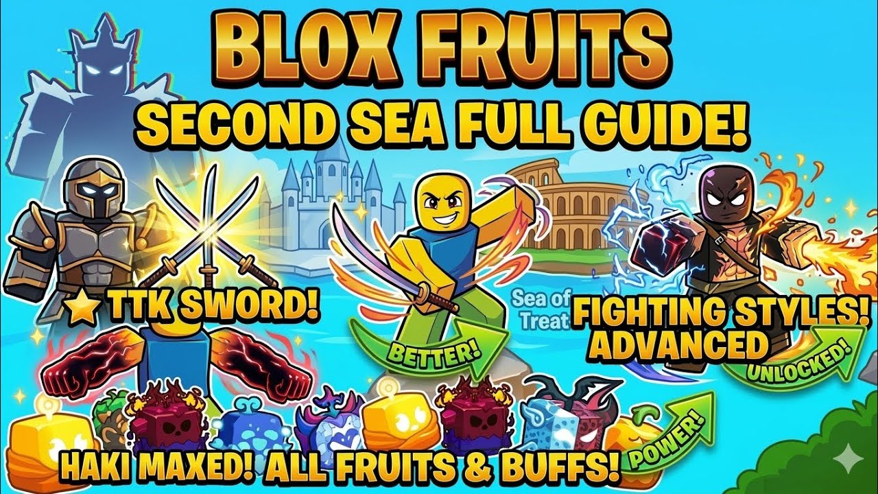 Blox Fruits Second Sea Guide 2026 | Everything You Need To Know! # ...