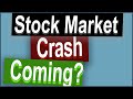 Stock Market Crash Coming? How Overvalued is the Stock Market?