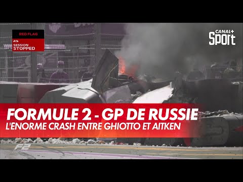 L'énorme crash qui a marqué la course de F2 - GP de Russie