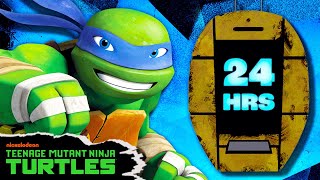 24 Hours with LEONARDO 🔵 | Hour by Hour | Teenage Mutant Ninja Turtles